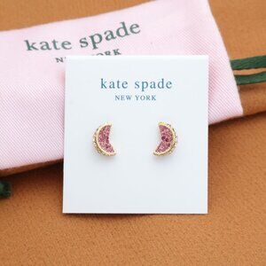 Kate Spade | fruit salad pavé grapefruit - Gold pink stud earrings